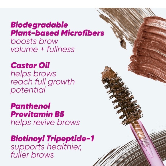 NIB Kosas Air Brow Tinted Volumizing Treatment Gel in Brown Black - Picture 5 of 7